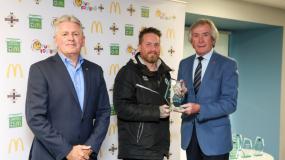 Great Scot! Rovers man gets Pat on the back from NI legend Jennings