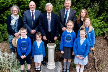 Creavery pupils are buzzing with the opening of new Pollinator Garden