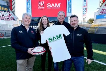 Play it again SAM! Ulster Rugby deal is a whole new ball game for Antrim firm