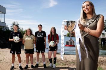 Mayor kicks off launch of SuperCup NI