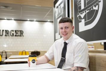 From Antrim schoolboy to restaurant manager!