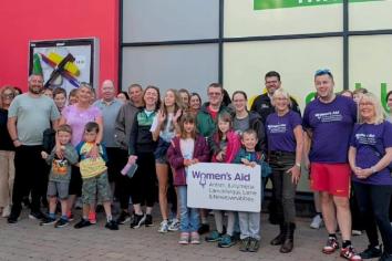 And he would walk 100 times - Steve smashes fundraising target for Women's Aid, with a little help from his friends