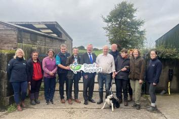 Ministers visit Templepatrick farm