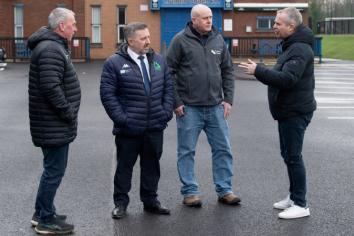 Swann pays flying visit to Crumlin United