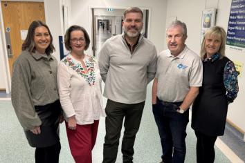 Hospital Radio volunteers tune up their skills with help from Vinny!