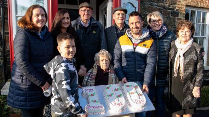Happy birthday Nan! Local lady turns 100