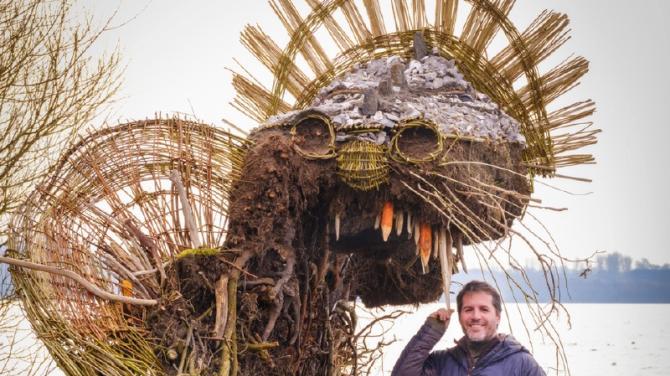 Dragon spotted at Lough Shore!