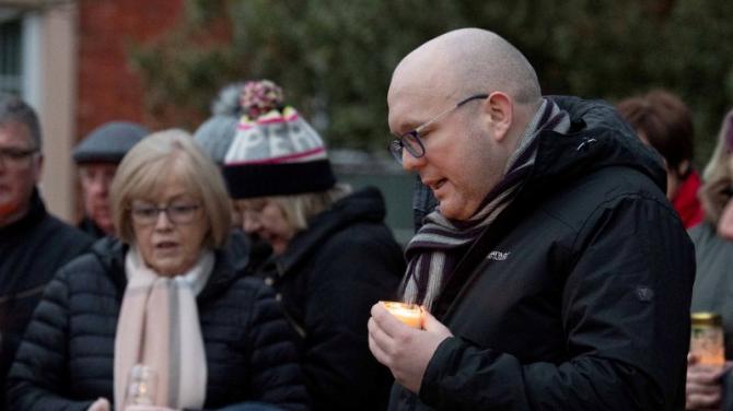 Vigil held for Ashling Murphy