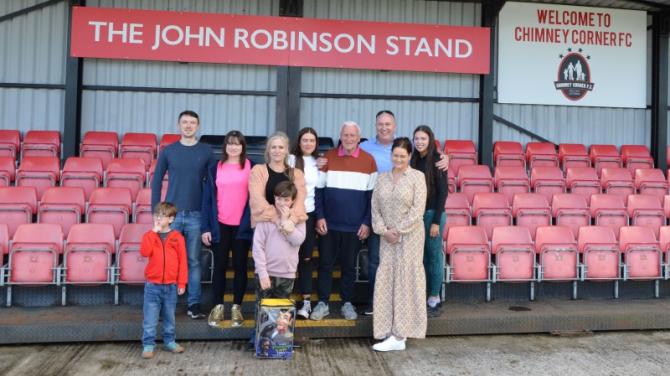 Chimney Corner legend John is now part of the furniture!