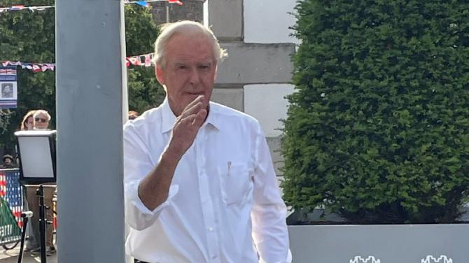 Antrim transformed into Normandy as Bond star films in the town centre