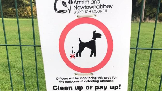 'It's Antrim Dog Park - not Antrim dog poo park'