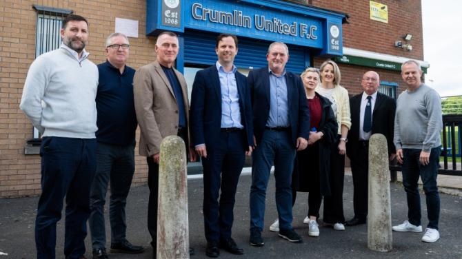 Department of Foreign Affairs hear of exciting future plans at Crumlin United FC