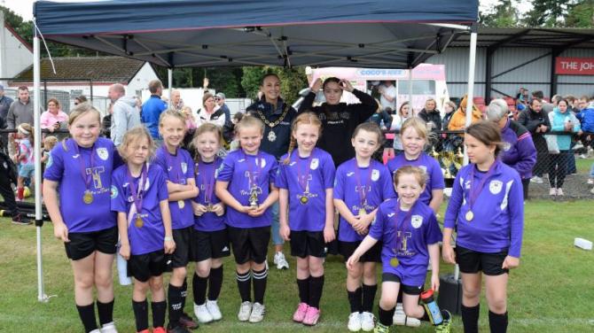 Antrim Town Girls FC enjoy End of Summer Tournament