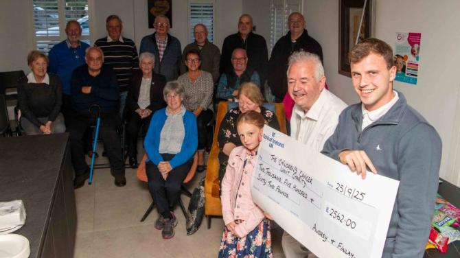 Over £2.5k raised for Childrens' Cancer Unit