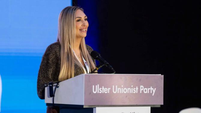 Mayor Leah Kirkpatrick gives inspiring speech at Ulster Unionist party conference