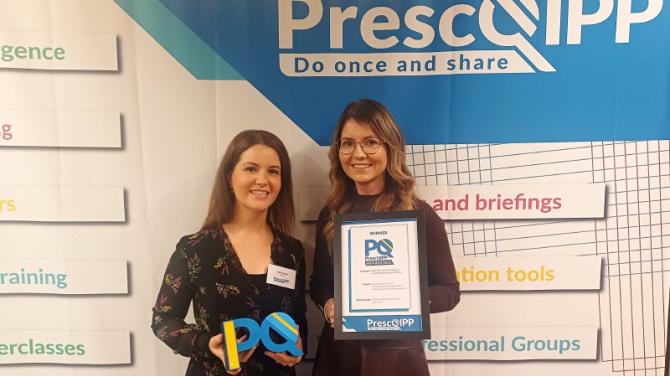 Antrim hospital pharmacists win award