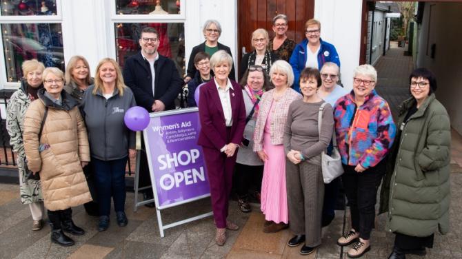 New Womens Aid shop launched