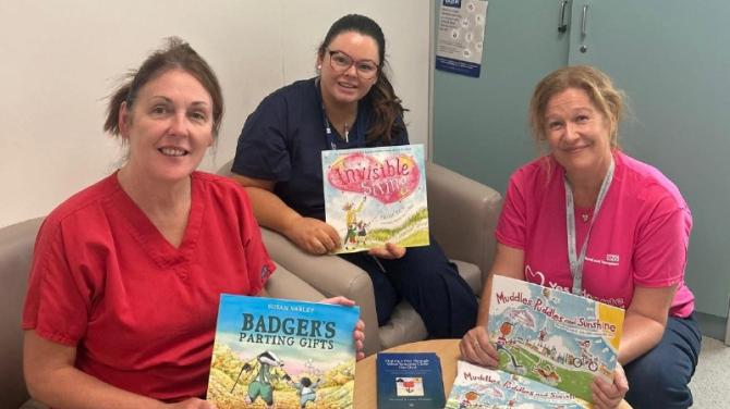 Hospital providing bereavement books to help chidren through grief
