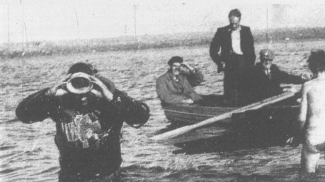 The Ulster Frogman and the hunt for Lough Neagh's hidden treasure