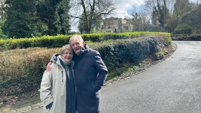 Antrim couple go back to where it all began - at the Floral Hall